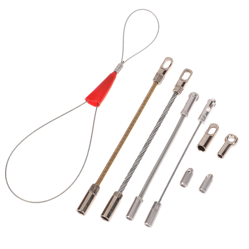 Guide de filetage automatique pour électricien, tête de connecteur, Guide de filetage, câble métallique, enfileur élastique, extracteur de câble, accessoires pour la réparation