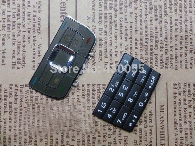 Grey Kleur Y Behuizing Toetsenborden Belangrijkste Functie Klavieren knoppen Cover Case Voor Nokia E66