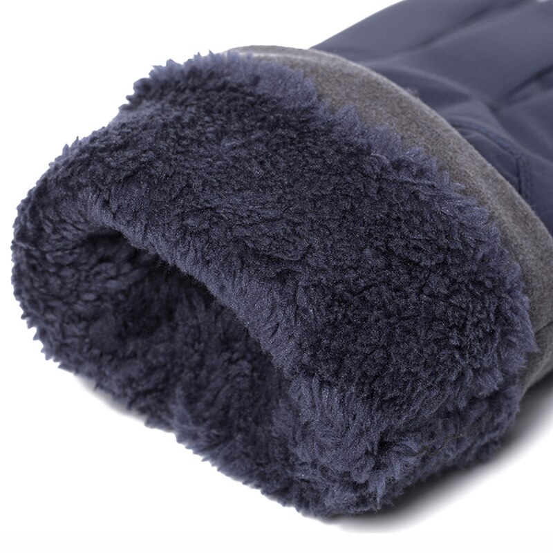 2020 novo à prova dwaterproof água manter quente luvas de esqui inverno mais veludo espessamento luvas de neve dos homens dedos tela toque equipamento de esqui