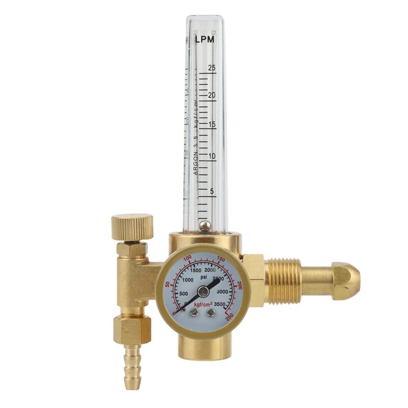 AR-191-03 Alle Koperen Buitendraad Argon Reduceerventiel, Argon Manometer