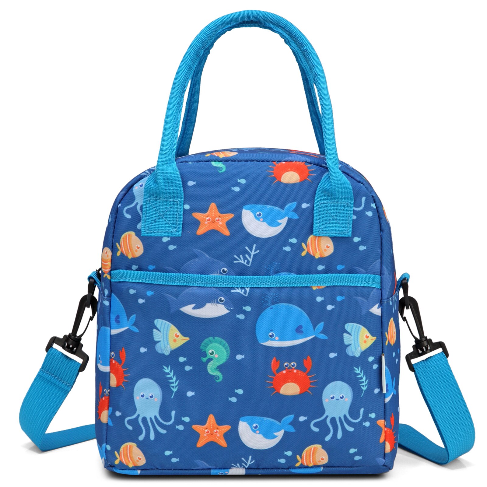 VASCHY – sac à Lunch léger et isolé, fourre-tout pour enfants, garçons et filles, école, garderie, maternelle, boîte à Lunch: Ocean Animals