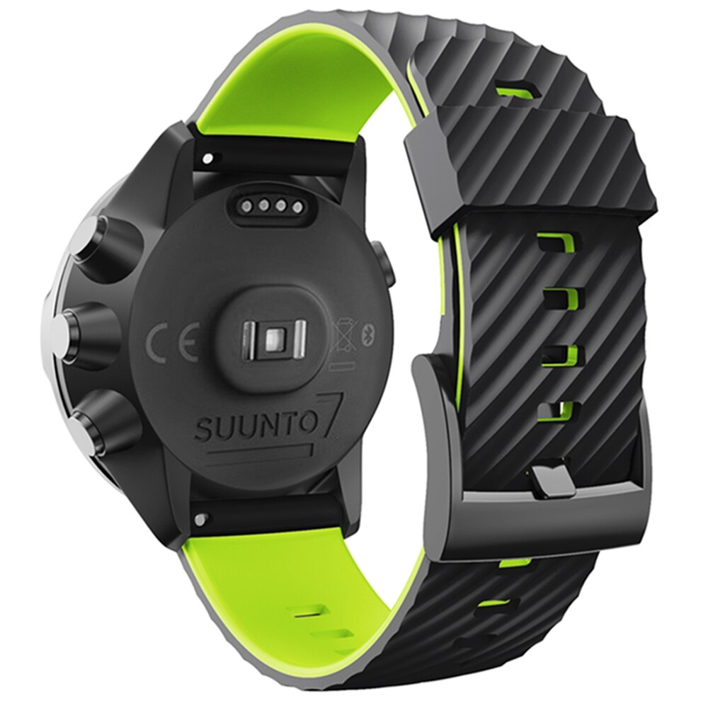 Sport silikon klokke og reim for suunto spartan 7/ suunto 9/ suunto spartan sport håndledd hr /suunto  d5 armbånd justerbar reim
