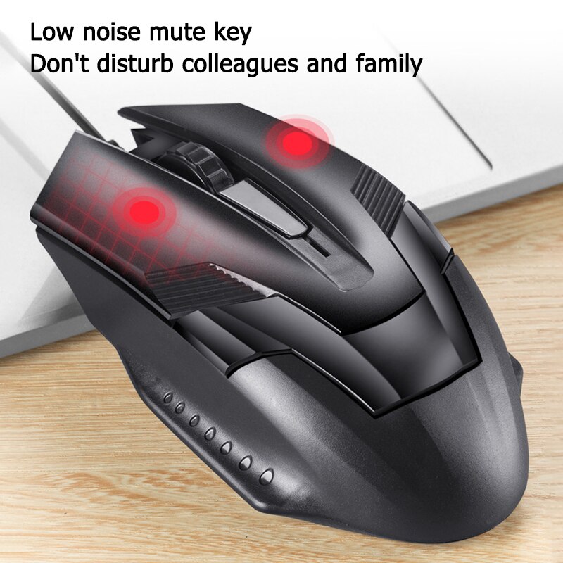 Sound/Silent Office Gaming Mouse Button 1200 DPI Wired Mouse USB Cable For PC Laptop Computers Mice Cheap Price