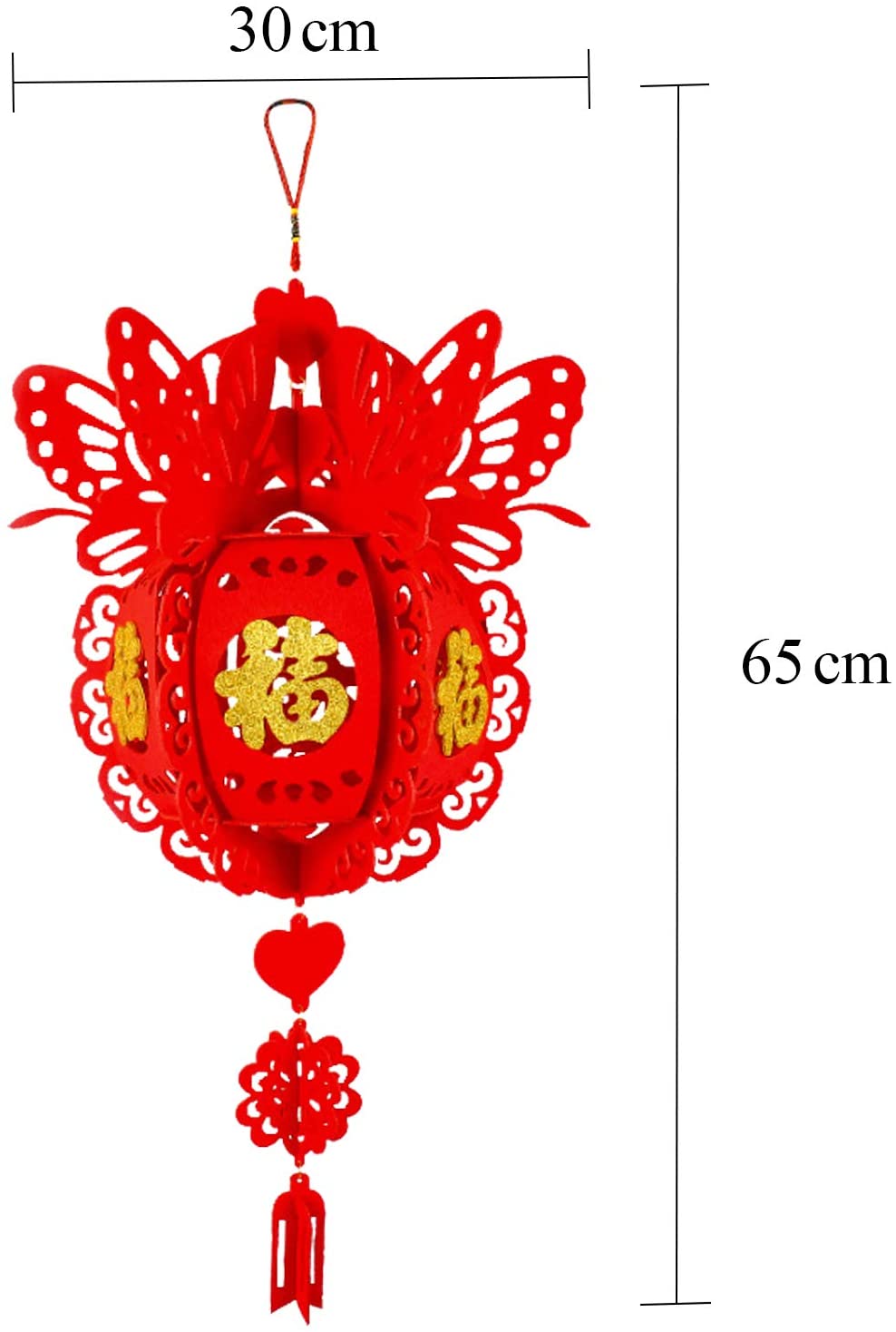 12 Pcs. Lampions En Papier Enfants Soirée Décoration Animaux De La Forêt