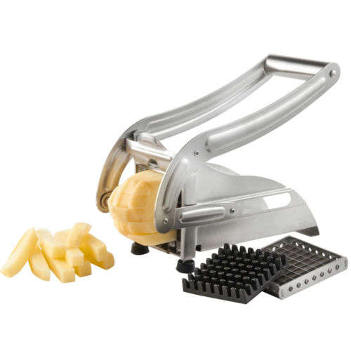 Stainless Steel Potato Press Slicer Home Press Fries Machine Potato Chips French Fries Cutter Kitchen Gadgets Vegetable Tool