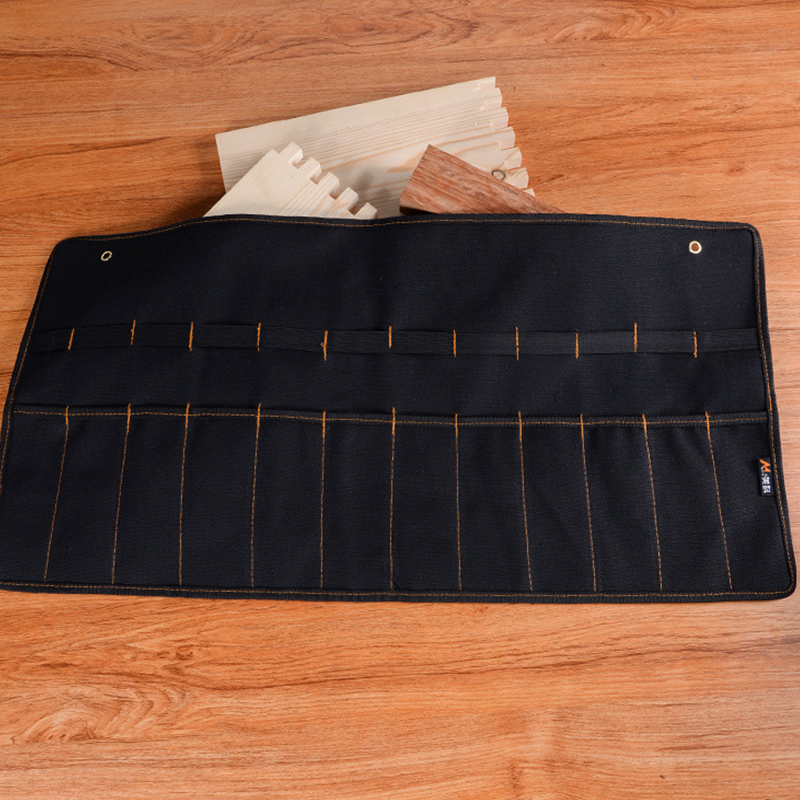 Beitel Draagtas Canvas Pocket Tool Rolhouder Moersleutel Pouch 4 Zakken Organizer Voor Mes Hamers Gutsen Timmerman