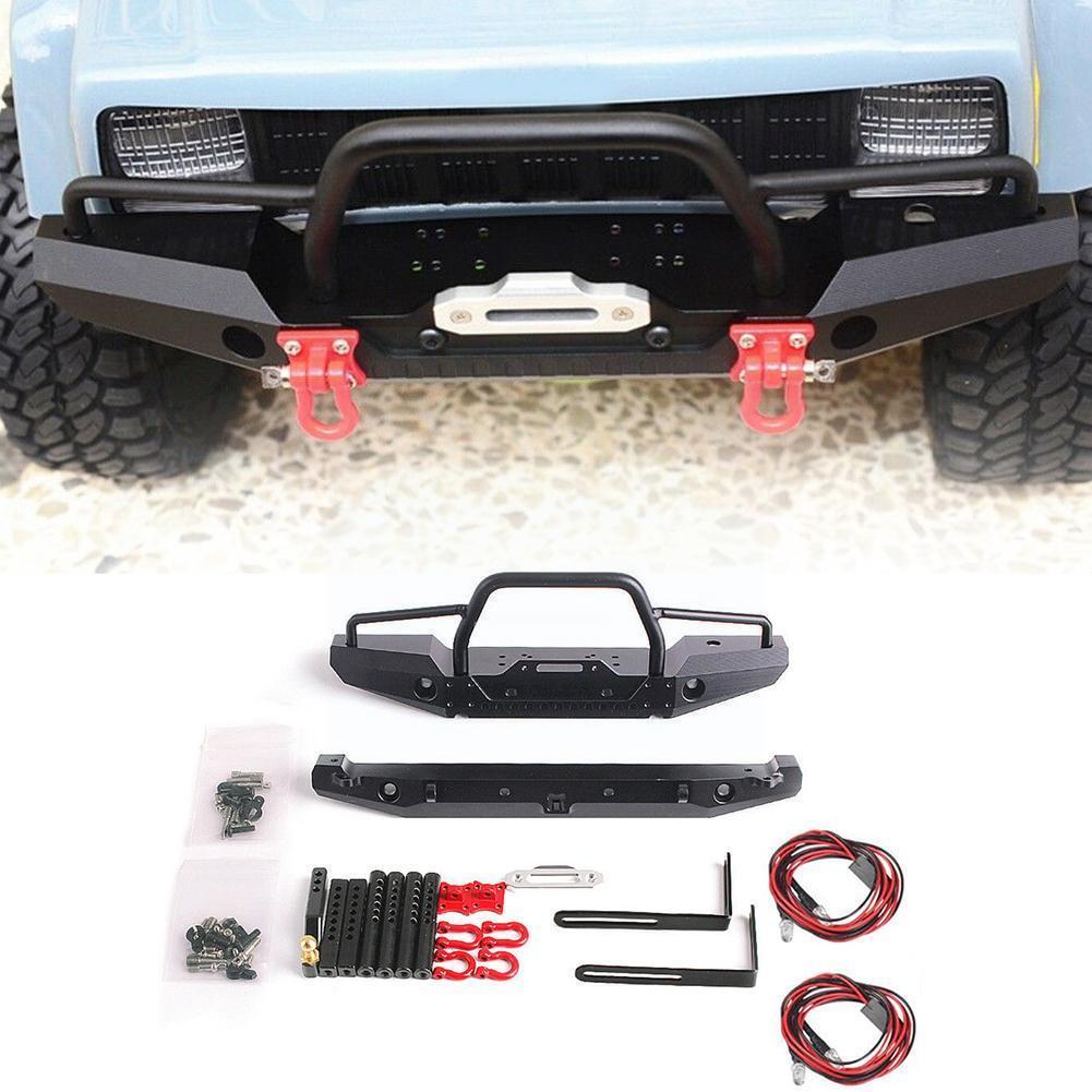 Climbing Car Scx10 90046 Metal Front Anti-collision Type Bumper General Q9t2