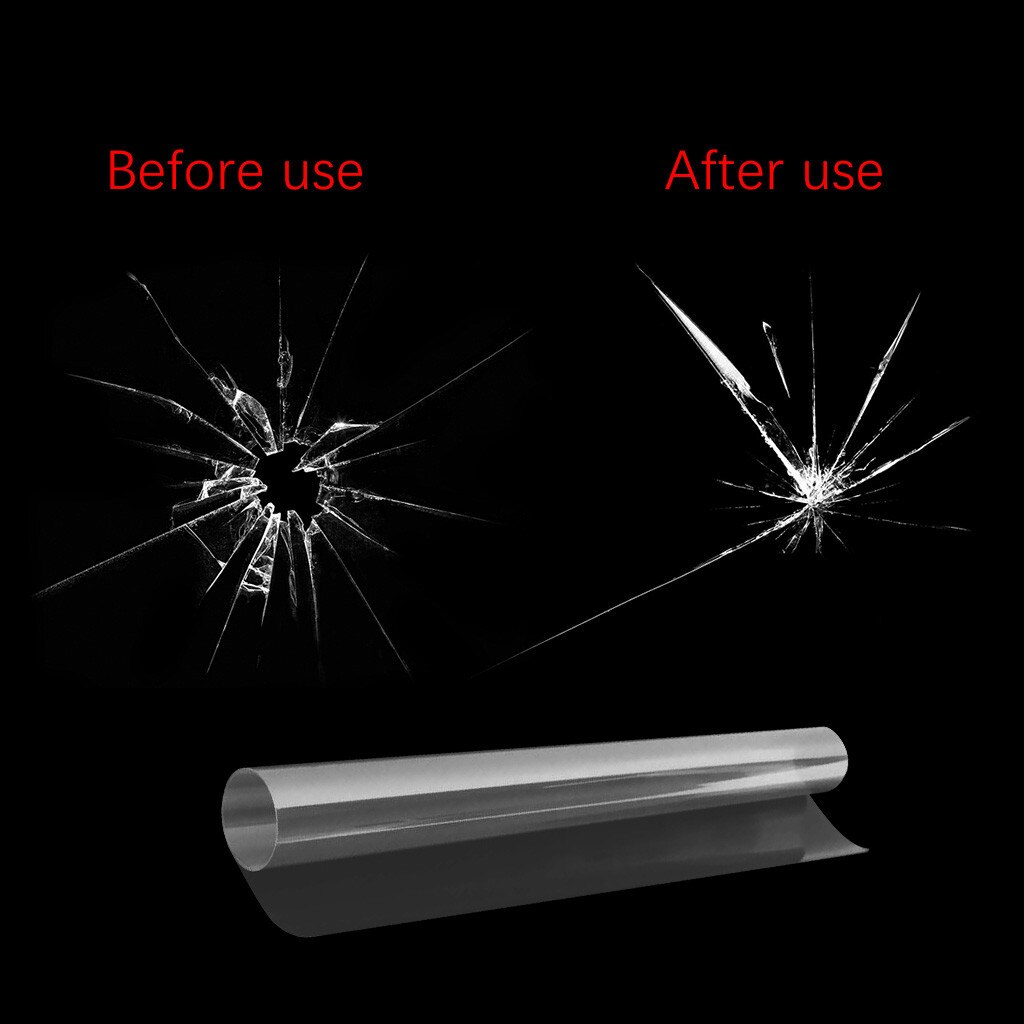 20cmx2m Safety Security Window Film Clear Glass Protection Anti Resist Explosion-proof Transparent Films Bathroom Window Sticker