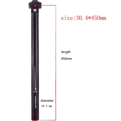 MTB Fahrrad Sattelstütze Berg Rennrad Verlängerung Sitz Post Rohr Aluminium Legierung Mehrere Größen Lange Fest Ausrüstung Sattel Pol: 30.4-450