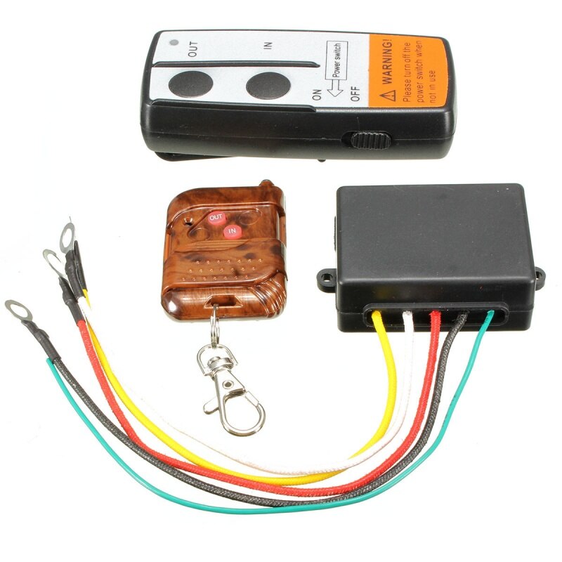 Elektrische draadloze lier afstandsbediening handset 12v zware uitvoering voor vrachtwagen atv suv