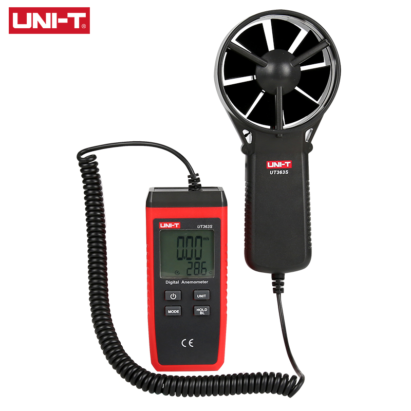 Uni-T Wind Speed Meter UT363/UT363BT/UT363S Snelheid Temperatuur Digitale Thermometers Pocket Windmeters Houvast Gereedschap