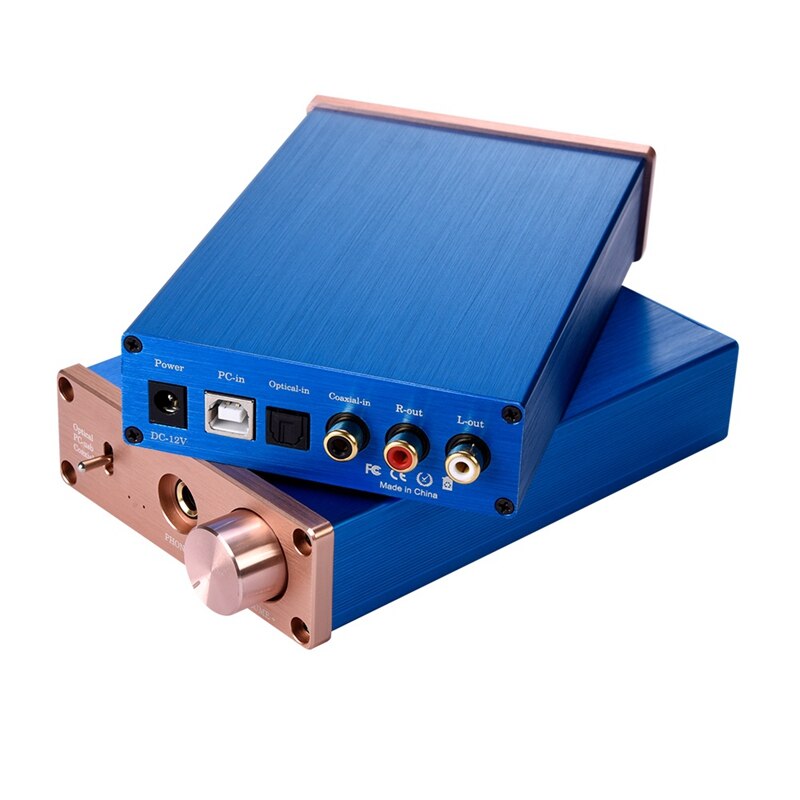 Nk -p90 med usb / fiber / coax digital o forstærker da-c dekoder o konverter digital-til-analog o konverter (eu-stik)