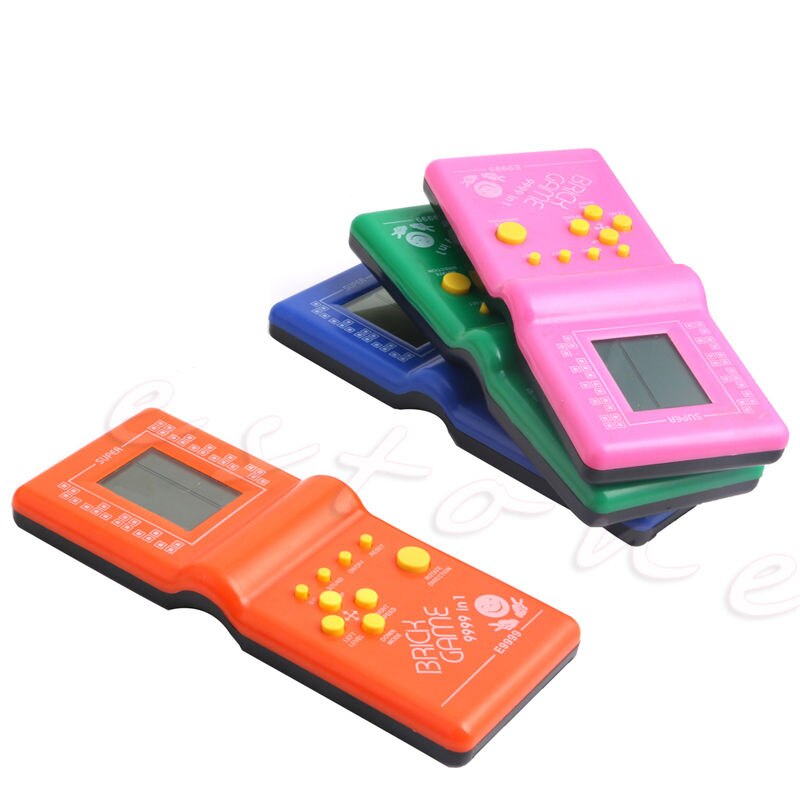 1 Pc Lcd Game Elektronische Vintage Klassieke Tetris Brick Handheld Arcade Pocket Speelgoed