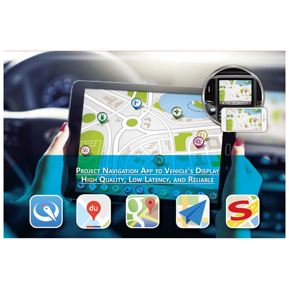 1pc Car WiFi Display Mirror Link Box Adapter MiraScreen DLNA Airplay GPS Navigation Car For Android Phone Tablet Pad TV