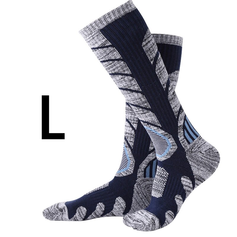 Warm Sports Long Thermal Socks Men Women Thick Cotton Outdoor Sport Climbing Camping Hiking Cycling Snow Snowboard Ski Sock: Men 01