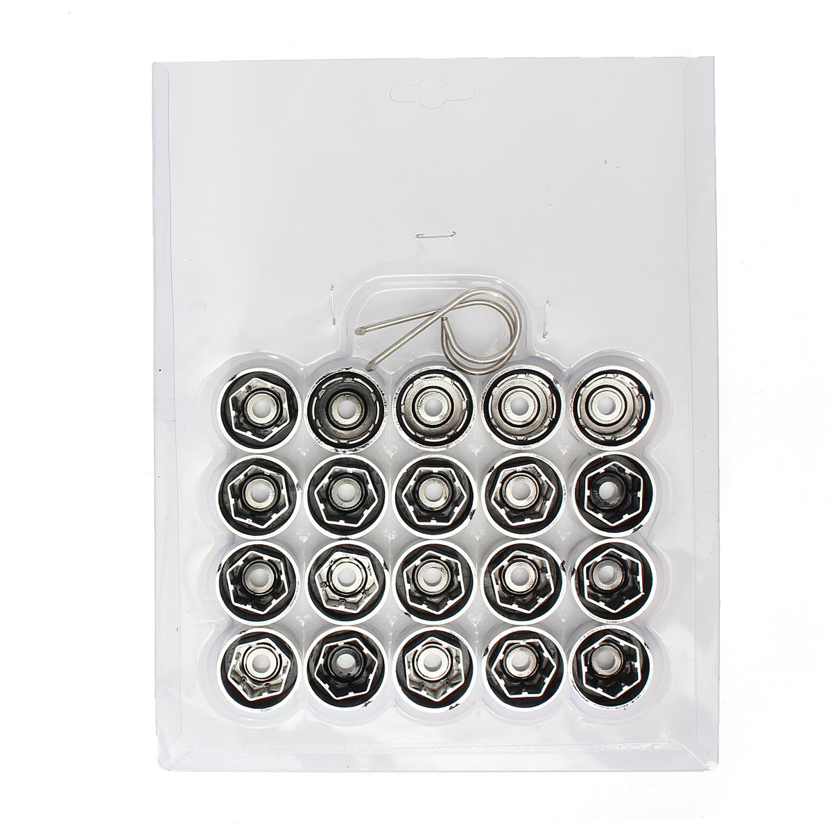20 stks/set 17 MM ALLOY WHEEL UITZIENDE MOER LUG BOUTEN COVERS CAPS VOOR VW/GOLF/PASSAT/POLO