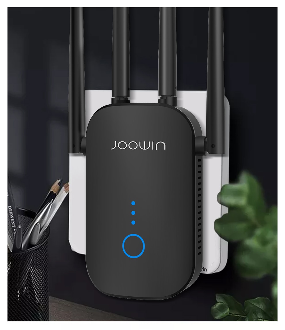 4 * 3dbi AntennaWiFi Ripetitore WiFi estensore 2.4G 5G Senza Fili WiFi Del Ripetitore Wi Fi Amplificatore 5ghz 1200Mpb wi Fi Ripetitore di Segnale Wi-Fi