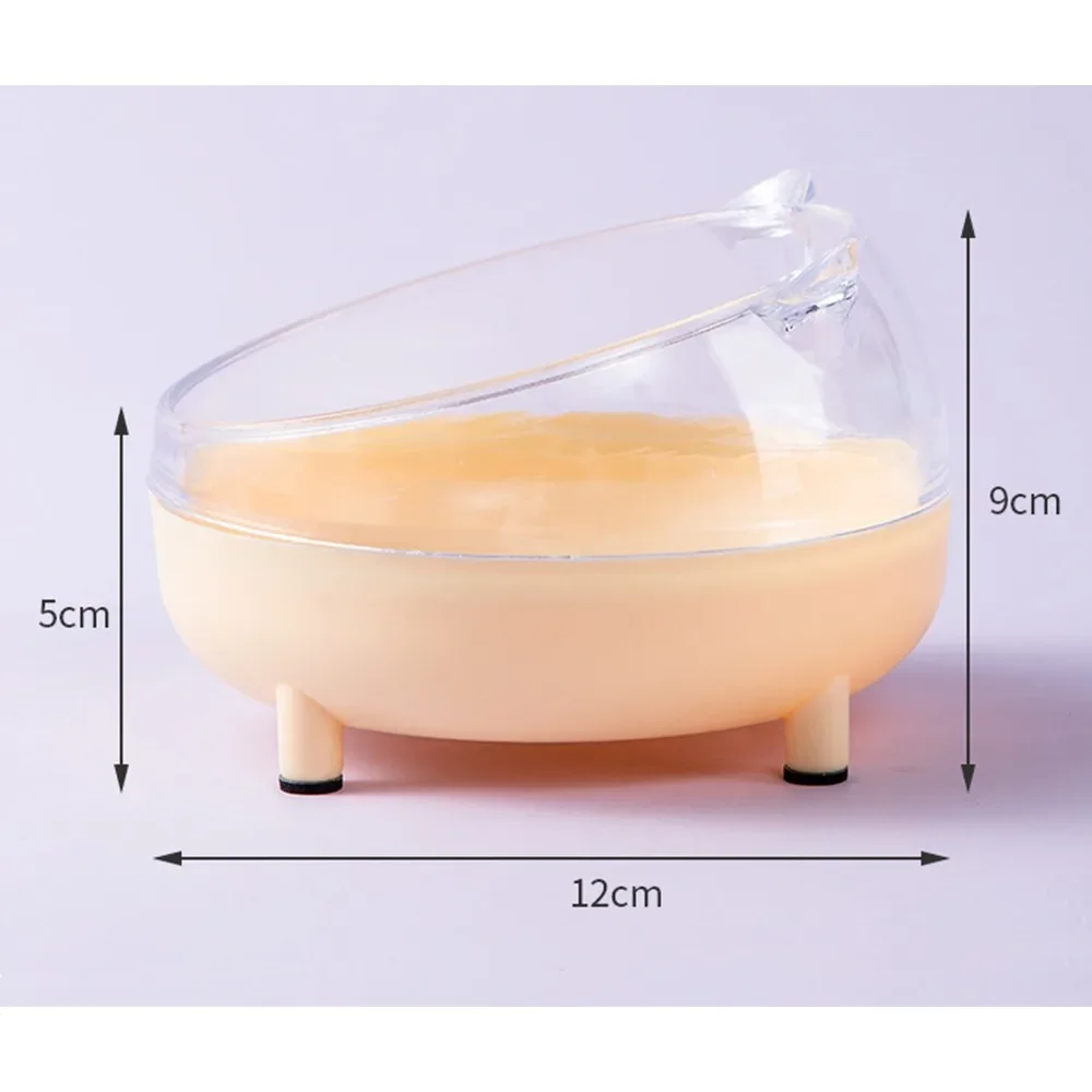 Caja de arena para hámster para mascotas, baño, casa para mascotas, contenedor de baño de arena transparente, lavabo de arena, oso dorado, ardilla, baño para mascotas pequeñas