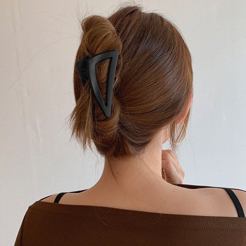 Pinces à cheveux Triangle géométrique pour femmes, Style japonais, Vintage, simples, accessoires pour cheveux