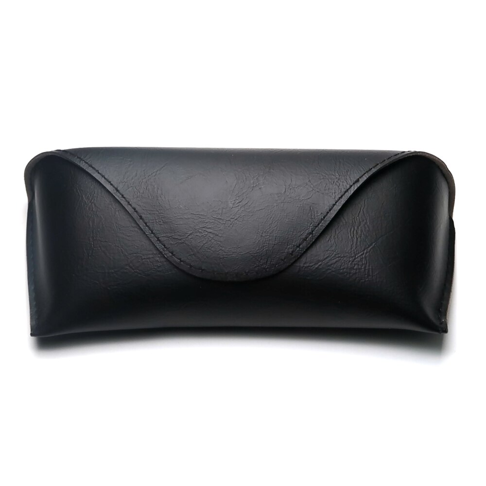 Vivibee heren zachte magnetische pu leren zonnebrillenkoker, unsex brillendoos, dames zwarte brillenkokers: Default Title