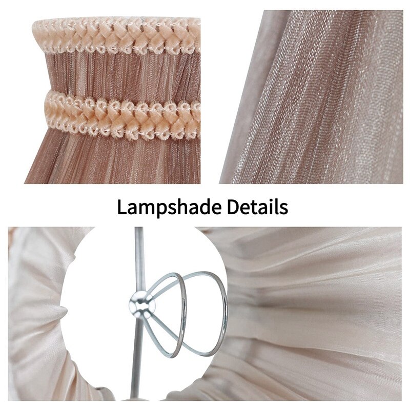 Kaars Kroonluchter Lampenkap Set Van 2 Clip On Licht Lampenkap Wandlamp Stof Licht Schaduw