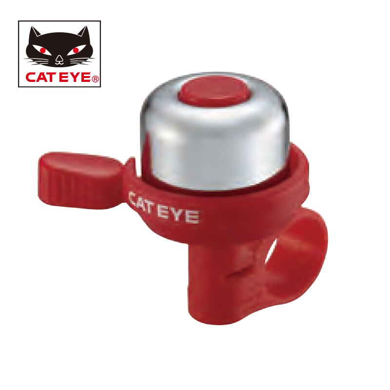 Cateye cykelklokke mtb landevejscykel kobber 90db horn klokke 2.2-25.4 mm styr klokkehorn lyder luftalarm ringer klokker pb -1000