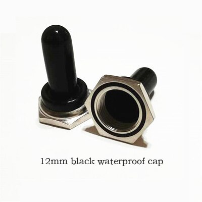 Toggle Switch 16A: Black waterproof cap