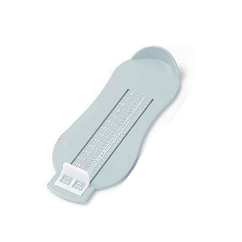 Voet Maatregel Gauge 3 Kleuren Baby Kid Voet Heerser Schoenen Maat Meten Heerser Schoenen Lengte Groeiende Voet Fitting Ruler Tool maatregelen: light green