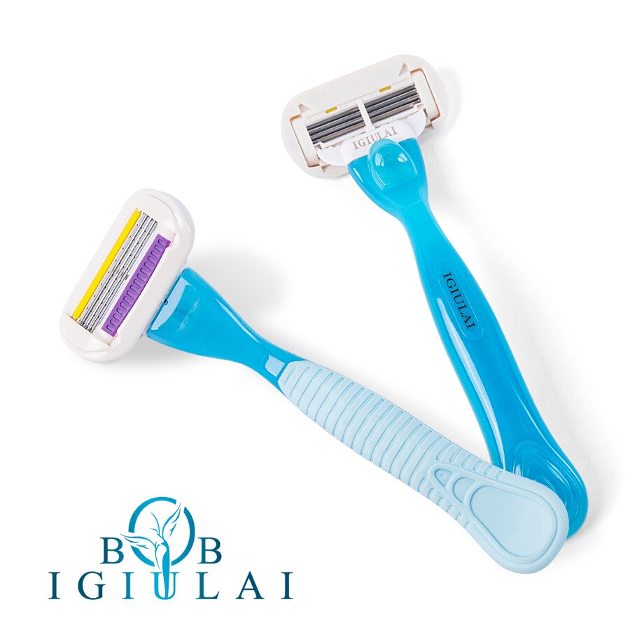 IGUETTA 2021Trendy Blue Manual Trimmer Safty Razor... – Vicedeal