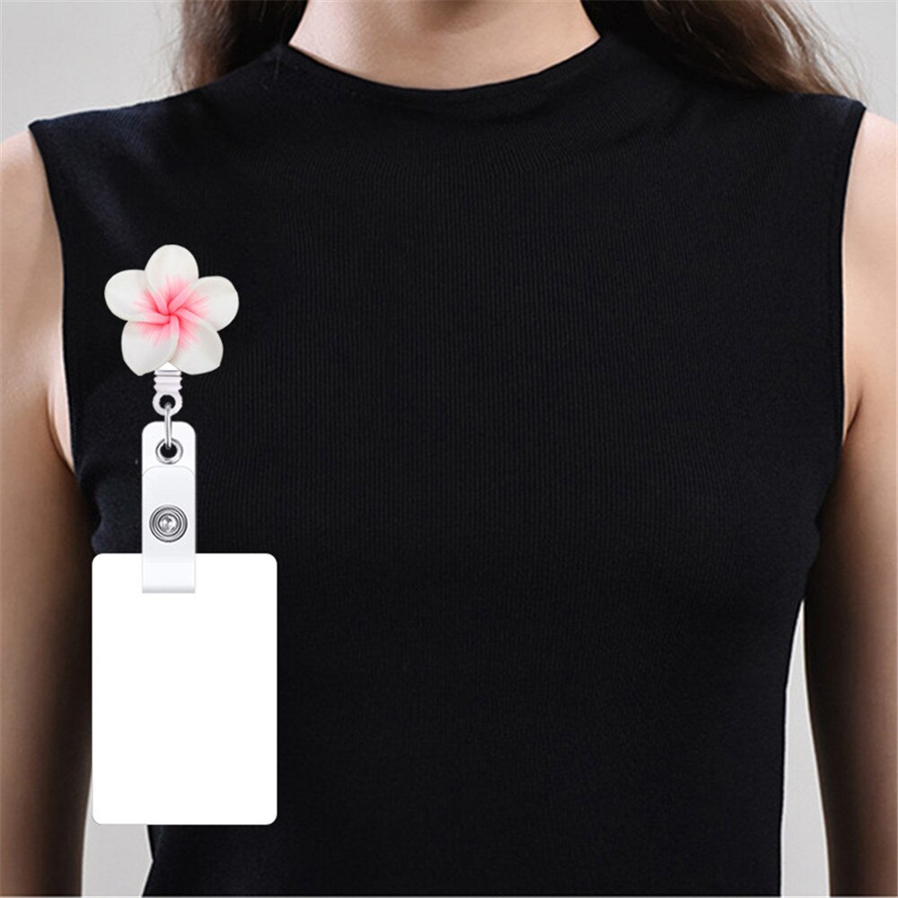 Retractable Nurse Badge Reel Clip Badge Holder Students Doctor ID Card Holder School Office Supplies