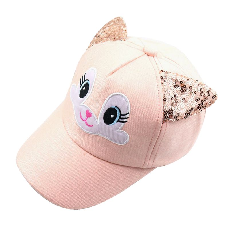 Sombreros de bebé bonitos dibujos animados niño coreano gato béisbol sombrero primavera verano bebé niño sombreros para el sol para niña gorros niños Fotografía Prop: LPK