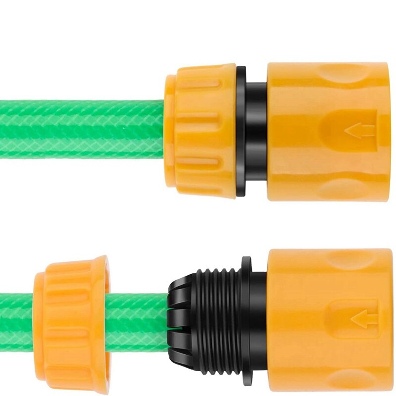 1 Set Garden Hose Tap Connector Pipe Quick Connector & 1 Set Garden Irrigation Hose Connectors Kits