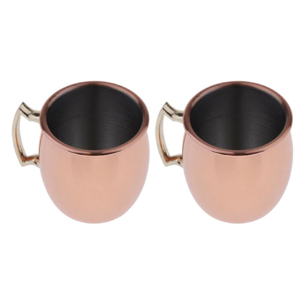 2Pcs Mini Shot Mug Cup 60ml Cocktail Shotglass Wedding Party Drink Mug Cup Beer Handmade Milk Lemon Juice Cup Drinkware Tea Mugs