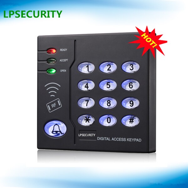 LPSECURITY DOOR LOCK GATE OPENER Keypad Access Control,Stand alone Access Controller,RFID reader 125KHZ EM card