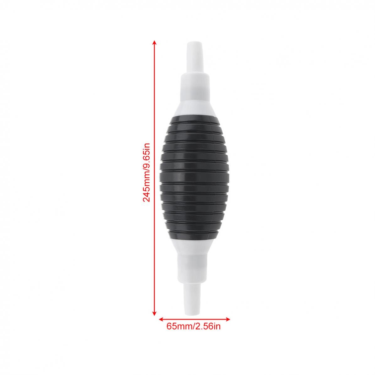 10mm PVC Hand Primer Pump Petrol Gasoline Fuel Line Suitable Oil Absorber Pump Fit for Car / Boat / Marine / Motorcycle