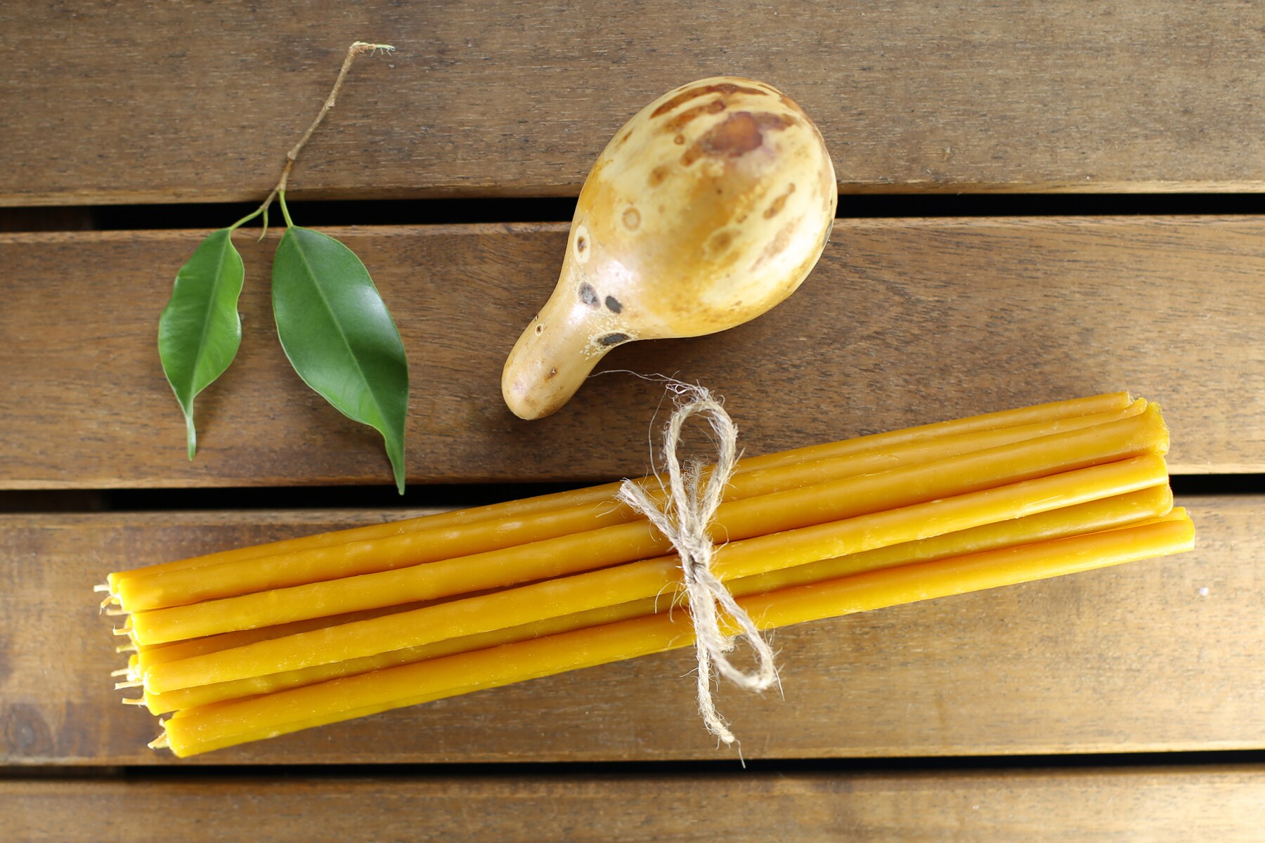 Church candle wax handmade wish wax ceremonial candle 10 pcs 28 cm: Gold