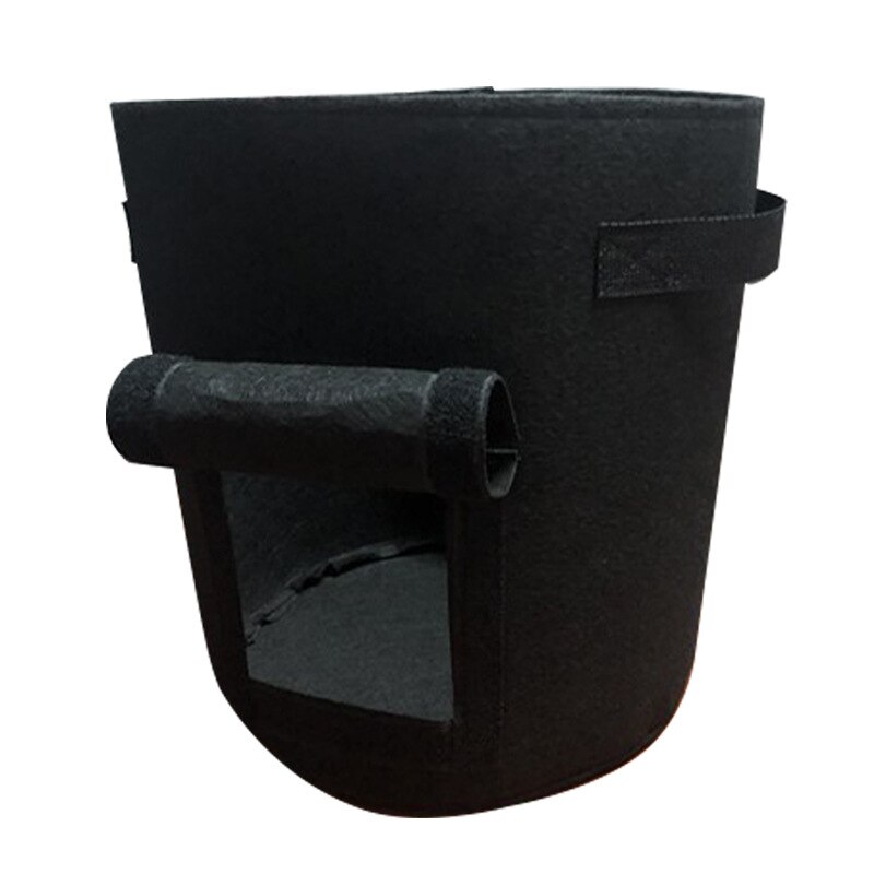 Anlage Wachsen Taschen Vlies Tuch Topf Garten Gemüse Kartoffel Pflanzer Taschen Für Wachsen Kartoffel Taschen: Schwarz S
