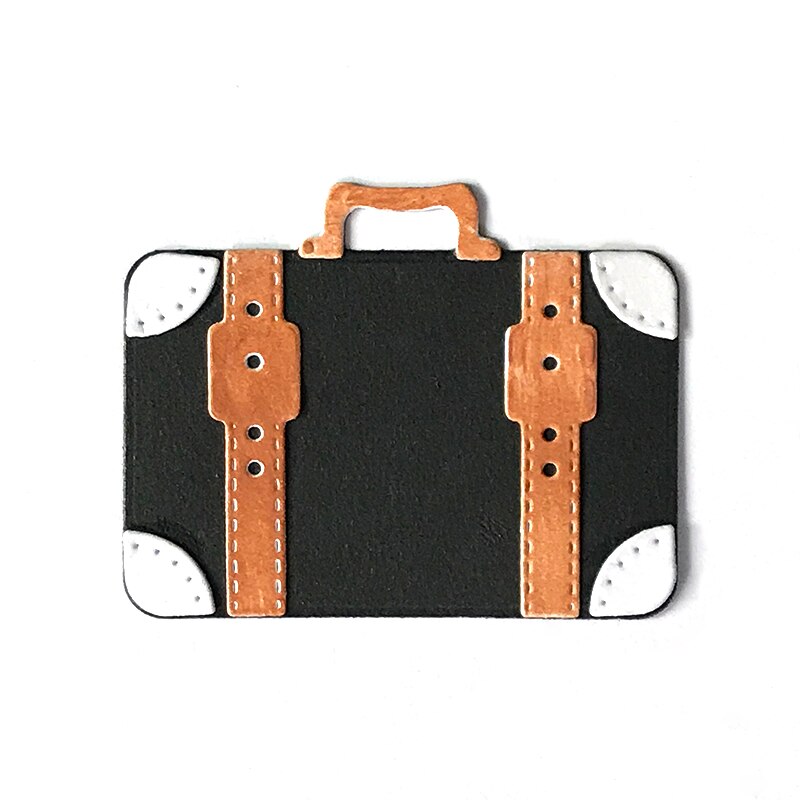 Suitcase Scrapbooking Metal Cutting Dies Travel Craft Dies Cut For Paper Card making Dies and Stamp Embossing
