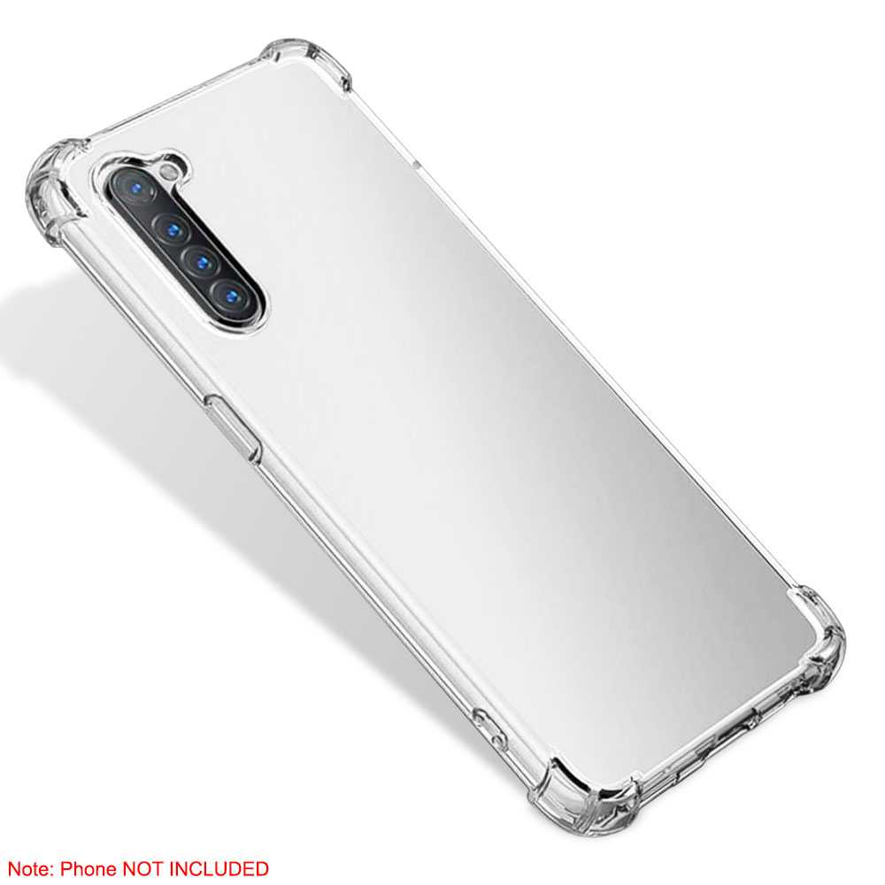 TPU Schutzhülle für Realme 6/6S Gerundete Kanten Rückseite Stoßfest Fall Hülle Tasche Antishock Shockproof Stoßstange