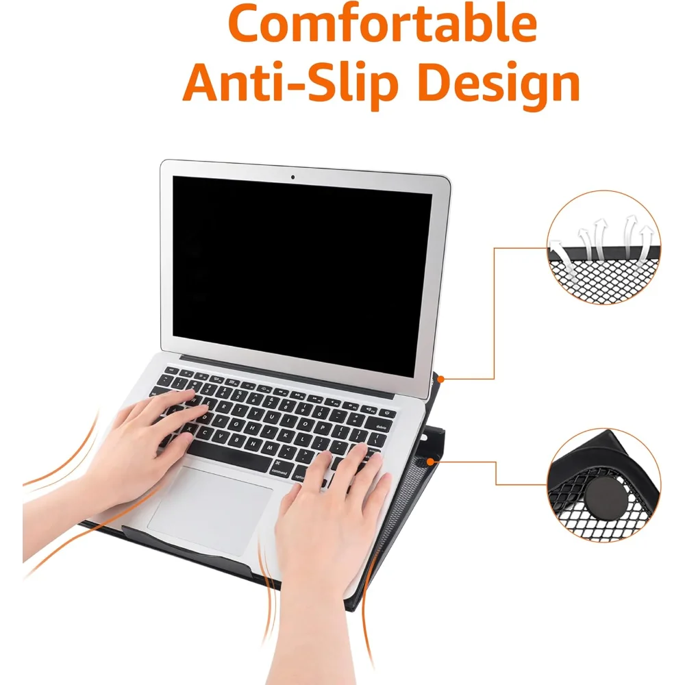 1 stks Metalen Laptop Houder Stand Verstelbaar Opvouwbaar Draagbaar voor Notebook Computer Tablet Beugel Antislip Koeling Macbook IPad