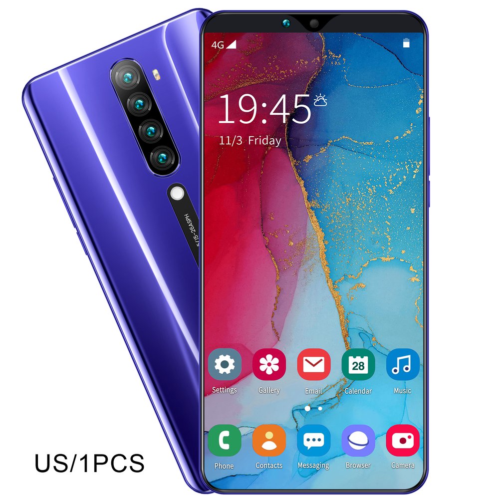 Mobiele Telefoon Rino5 Smart Phone 6.3 Inch 1G + 8Gb 8 + 16Mp Android Dual Sim Mobiele Telefoon multi-Taal Ondersteuning Mobiele Telefoon