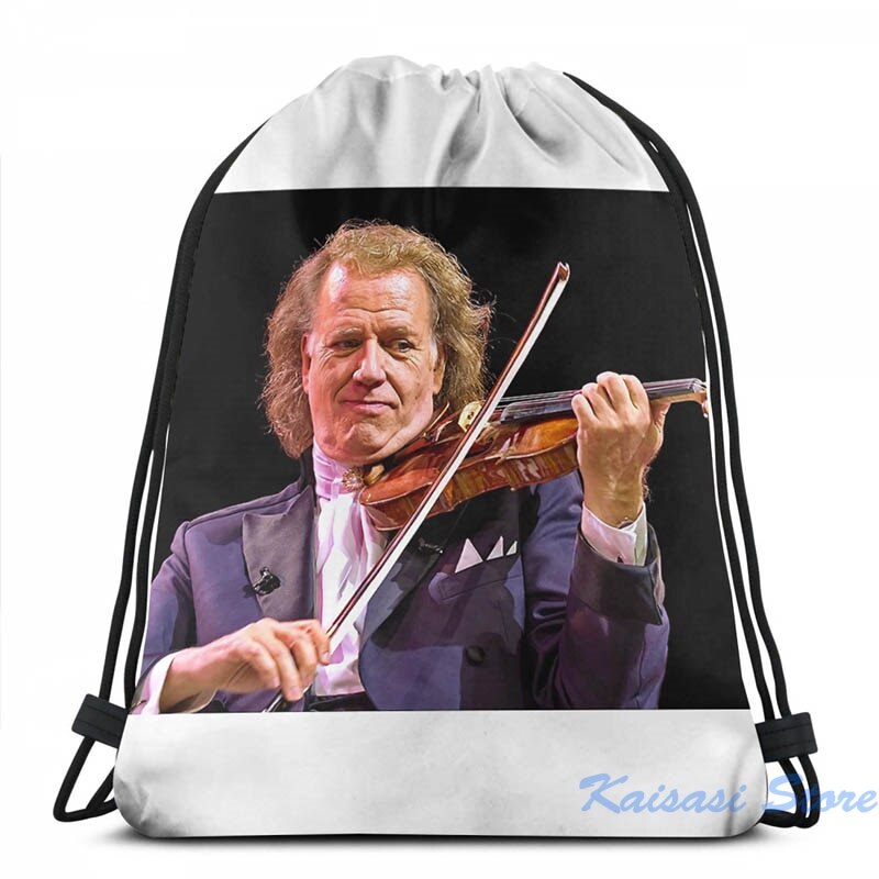 Grappige Grafische Print Andre Rieu Muziek Maestro Usb Lading Rugzak Mannen Schooltassen Vrouwen Cosmetische Tas Reizen Laptoptas: Drawstring Bag