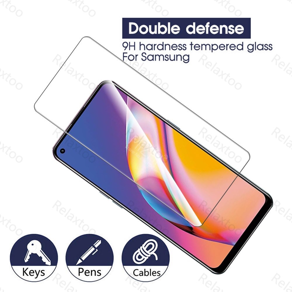 for oppo reno5 lite case 3pcs tempered glass for oppo reno 5 lite 5lite protective glass phone cover appo reno5lite safty glass