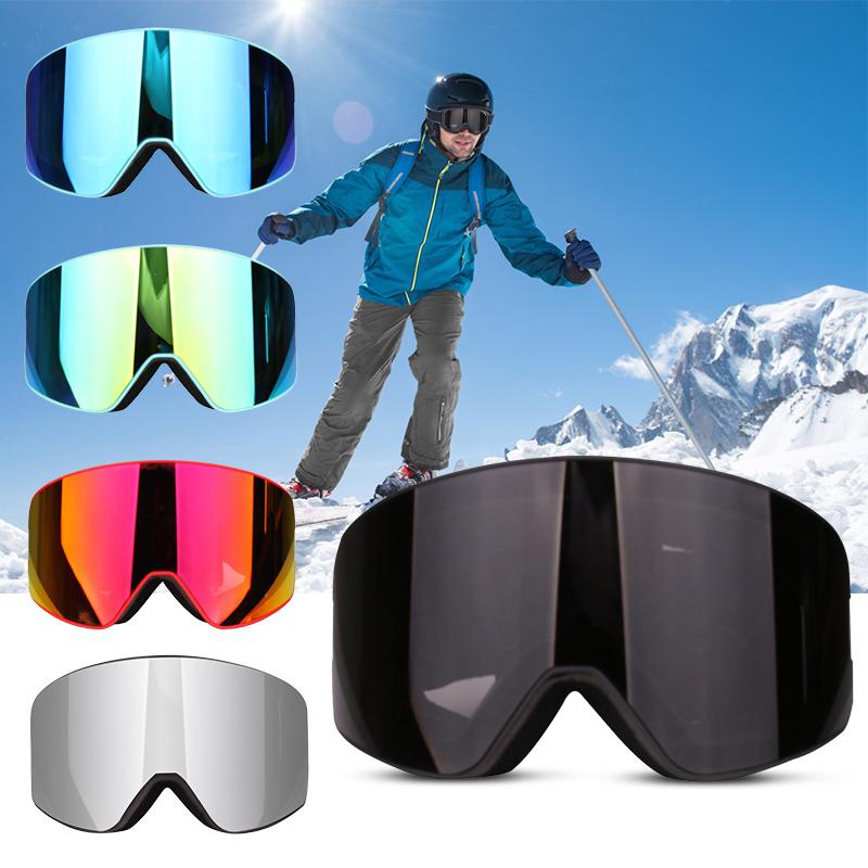 Utomhus snowboard skidglasögon dubbla lager sandtäta antidimglasögonglasögon klättring cykling ridning skidglasögon
