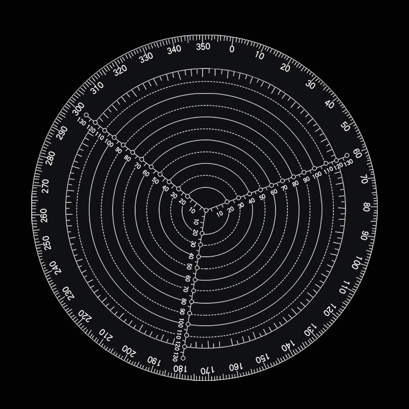 Center Finder Tool Woodworking Compass for Woodturners Bowls Lathe Work Clear Acrylic Drawing Circles Diameter: Black