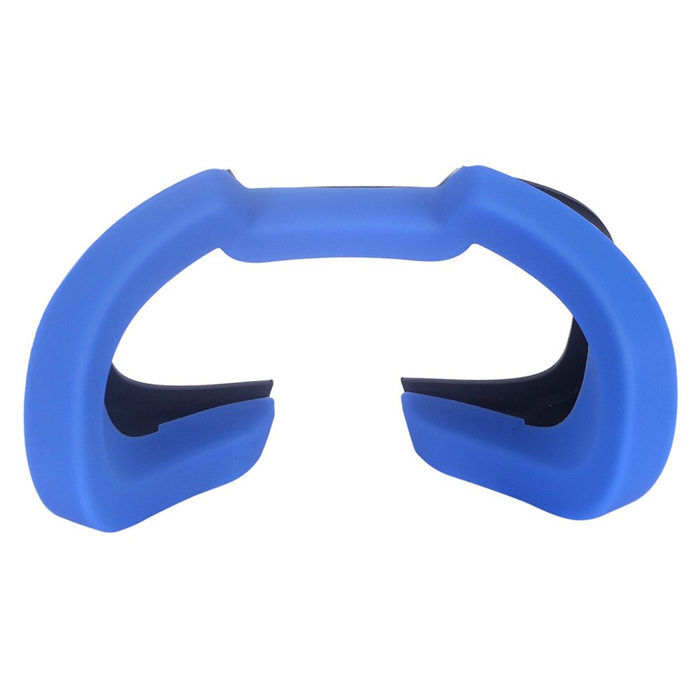 Soft Silicone Breathable Sweatproof Replacement Parts VR Headset Protective Eye Mask Cover Portable Face Pad For Oculus Quest: blue