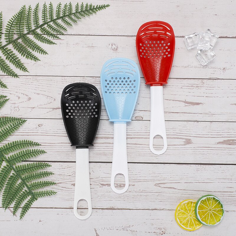 Passoire à filtre multifonction, cuillère à moudre, presse à gingembre et à ail, en Silicone, séparateur d&#39;œufs blancs, 1 pièce