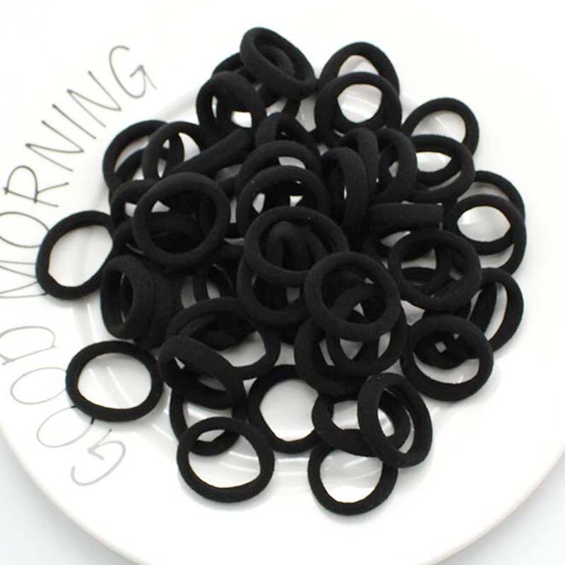 50 Pcs Kinderen Snoep Kleur Haar Touw Elastische Chouchou Haarbanden Mini Haar Ringen Rubber Band Voor Meisjes Prinses Haar accessoires: 01