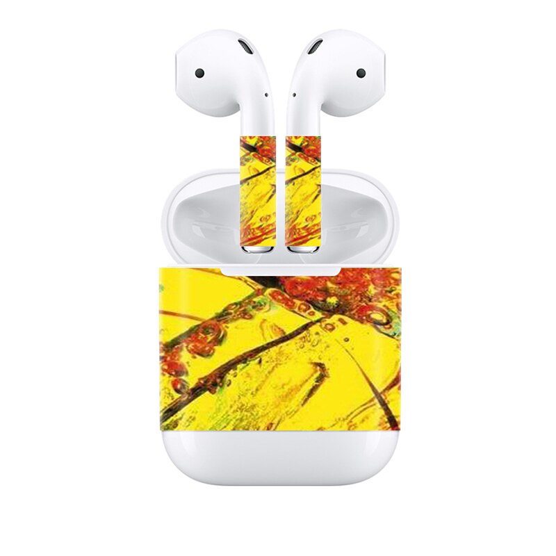 Stickers voor AirPods Skin Siliconen Case voor AirPods Skin Decal Beschermende Cover Wraps: 0065