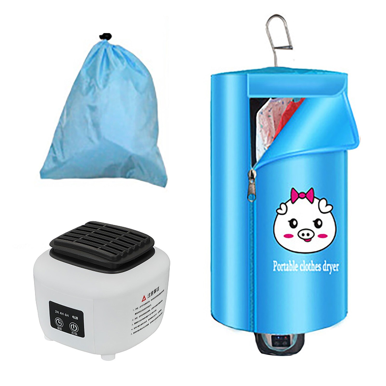 40# Household Sterilizing Warm Air Clothes Dryer Clothes Negative Ion Drying Machine Drying Household Quick Clothes Dry Machine